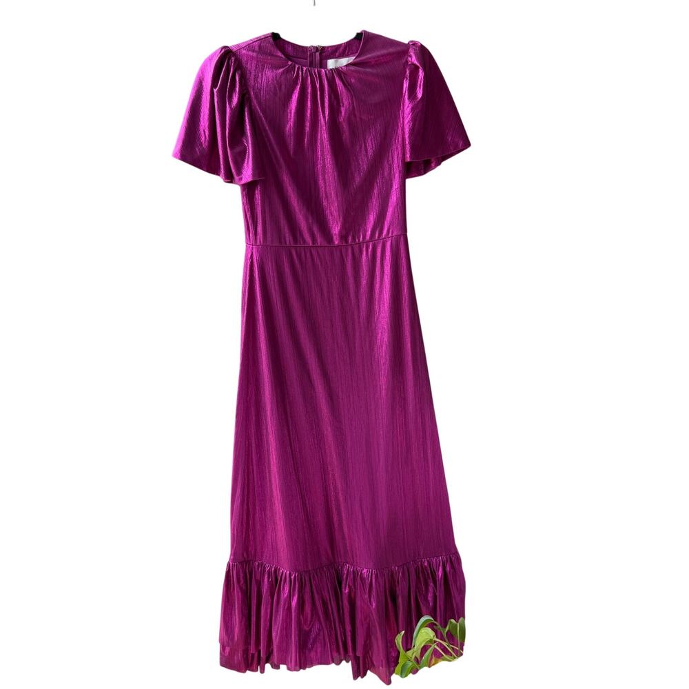 Tuckernuck Pomander Place Metallic Midi Dress